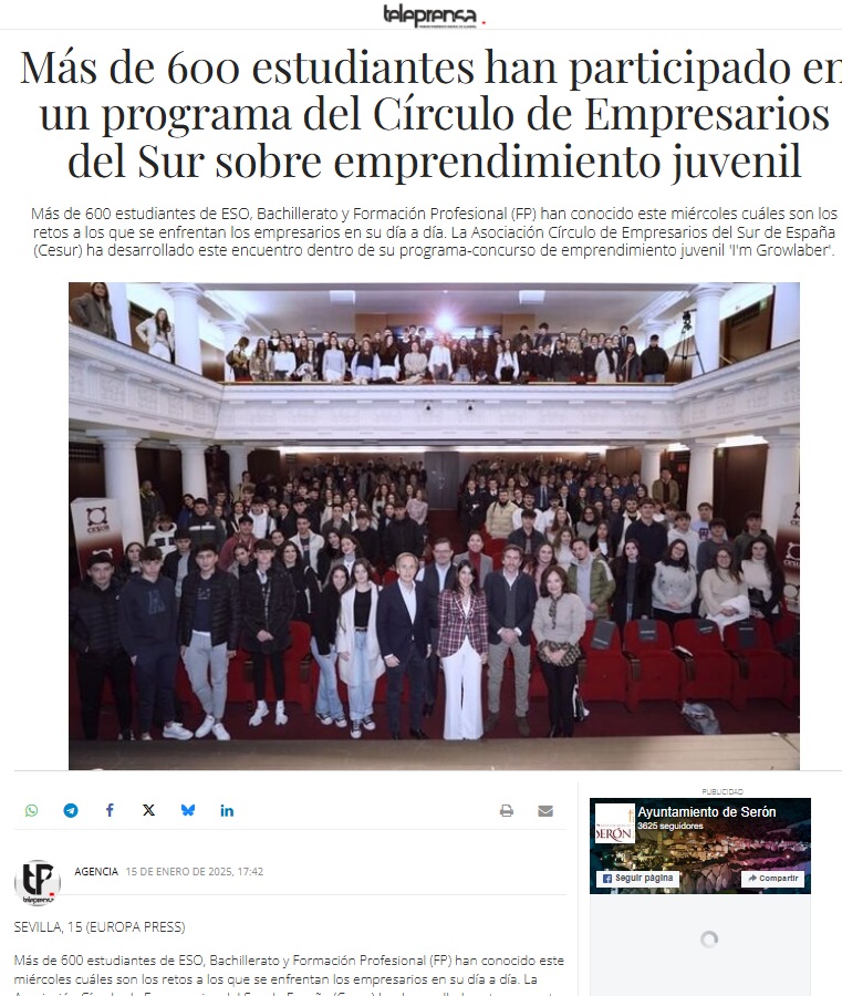 En este momento estás viendo Repercusión. VIII Encuentro con empresarios Extremadura y Andalucía Occidental