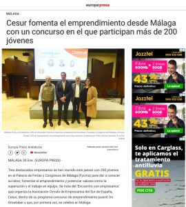Lee más sobre el artículo Repercusión. VIII Encuentro con empresarios Andalucía Oriental
